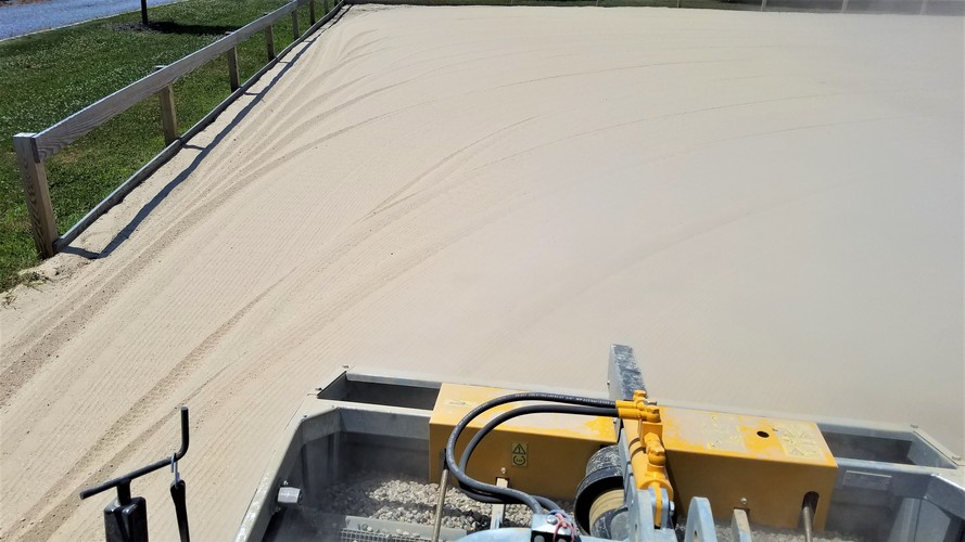 Arena Stone Removal: Footing De Rocking